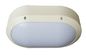 Wall Mounted Oval IP65 White Bulkhead Outdoor Light 10w 800 Lumen High Brightness dostawca